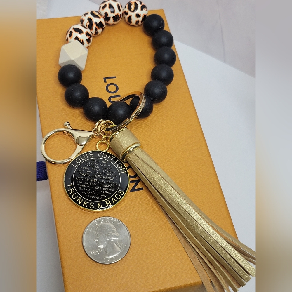Wrist/bag Key Chain, Gold Tassle, Louis Vuitton Trunks &Bags